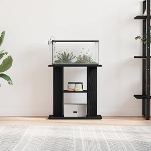 VidaXL Aquariumstandaard 60x30x60 cm spaanplaat zwart eikenkleurig