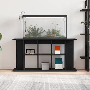VidaXL Aquariumstandaard 120x40x60 cm spaanplaat zwart eikenkleurig