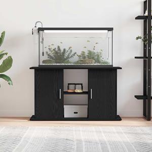 VidaXL Aquariumstandaard 101x41x58 cm spaanplaat zwart eikenkleurig