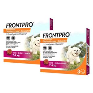 Frontpro 2x  Hond S 2-4 kg 3 tabletten