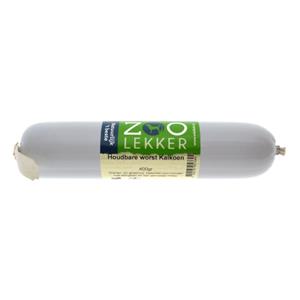 Zoolekker Houdbare Worst Kalkoen 400 gram