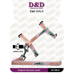 D&D Home Catwalk/Original Small Harness 18-28CM Roze