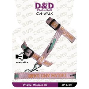 D&D Home Catwalk/Original Big Harness Roze 30-51CM