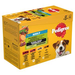 Pedigree Adult Selection Maaltijdzakjes Multipack 12 x 100 gr