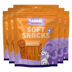 Braaaf 5x  Reepjes Hondensnack Kip 85 gr