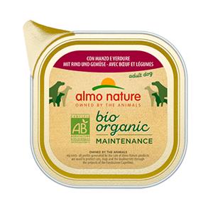 Almo Nature 64x  Bio Organic Maintenance Hondenvoer Rund&Groenten 100 gr