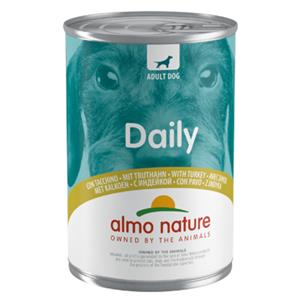 Almo Nature 48x  Daily Menu Hondenvoer Nat Kalkoen 400 gr