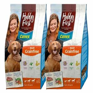 HobbyFirst Canex 2x  Adult Eend Graanvrij 12 kg