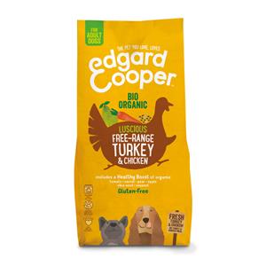 Edgard&Cooper 2x  Hondenvoer Bio Kalkoen - Bio Kip 7 kg