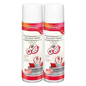 Beaphar 2x  Vlooienmiddel Omgevingsspray 500 ml