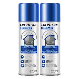 Frontline 2x  Homegard Anti Vlooien Omgevingsspray 500 ml