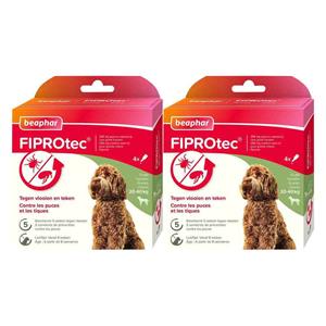 Beaphar 2x  Fiprotec Anti Teken- en Vlooiendruppels Hond 20 - 40 kg 4 stuks