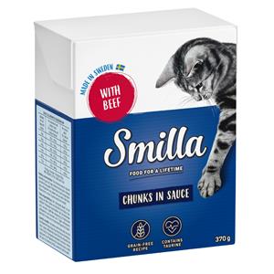 Smilla 6x370 g  Hapjes Rund in Saus Katten Natvoer