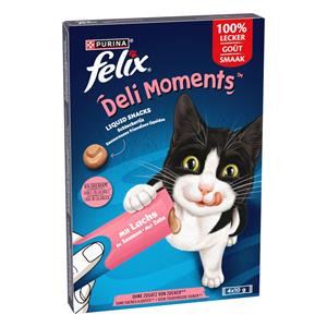 Felix 4 x 10 g  Deli Moments kattensnack met Zalm