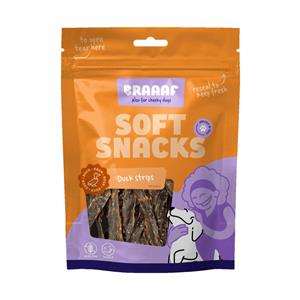 Braaaf 10x  Reepjes Hondensnack Eend 85 gr
