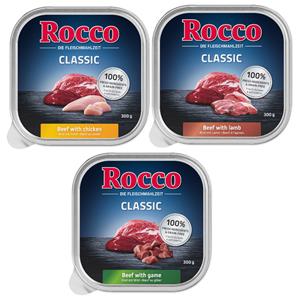 Rocco 9x300g II: Lam, Kip en Wild  Hondenvoer