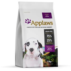 Applaws 7,5kg  Puppy Kip droogvoer voor grote rassen