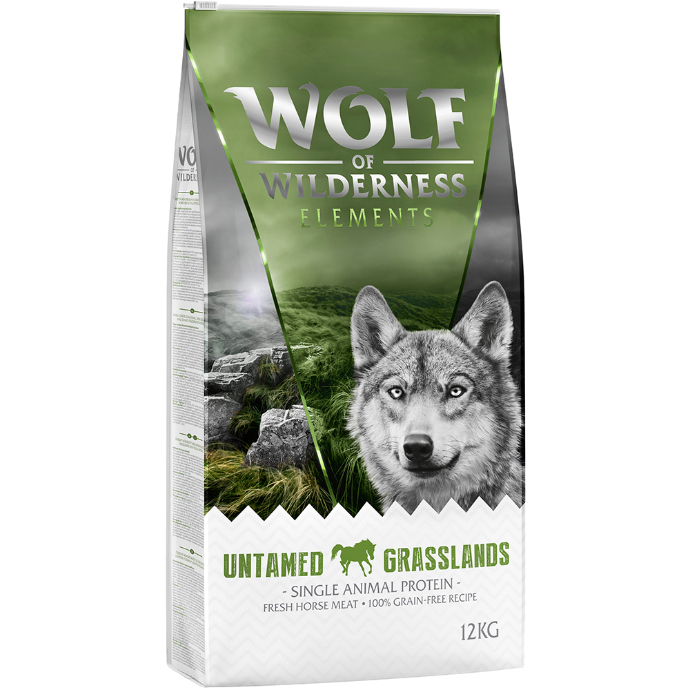 Wolf of Wilderness 2x12kg Elements Untamed Grasslands Paard  Hondenvoer droog