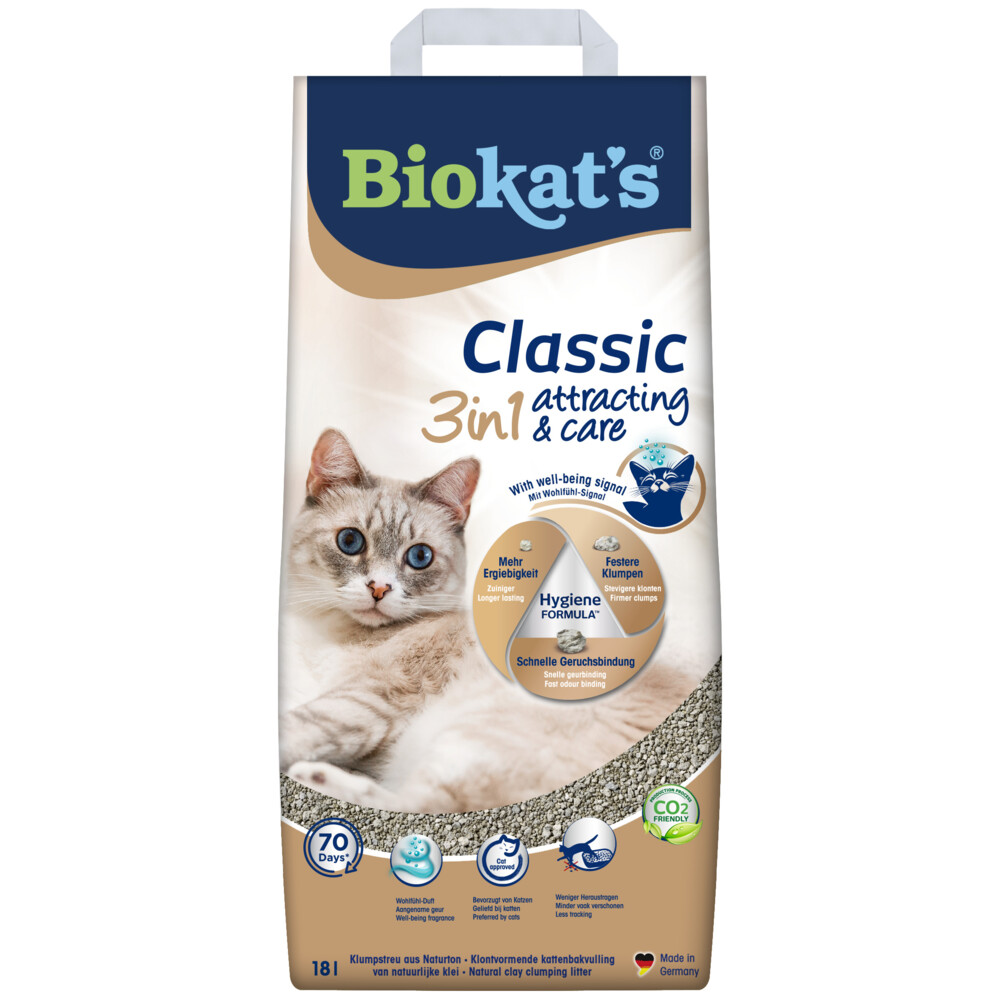 Biokat's Kattenbakvulling Classic Attracting Care 18 liter