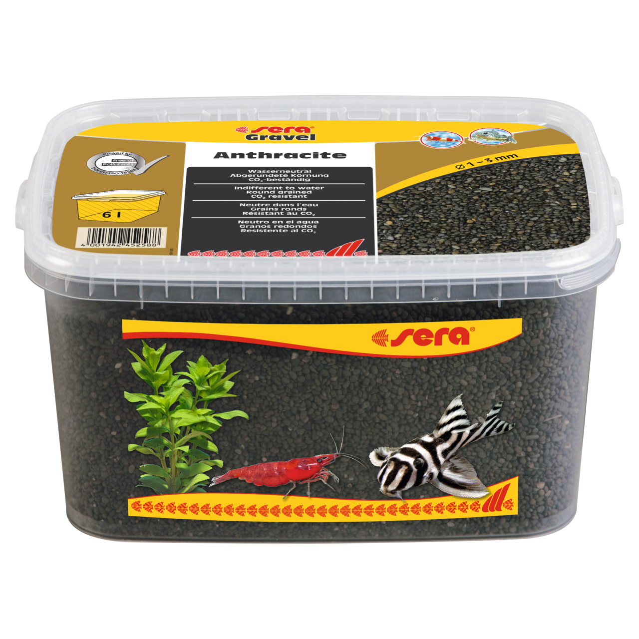 Sera Gravel Anthracite 1-3MM 6.000ML