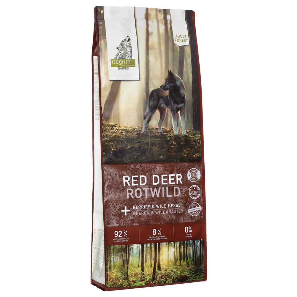 Isegrim FOREST Edelhert met bessen & wilde kruiden, 12 kg