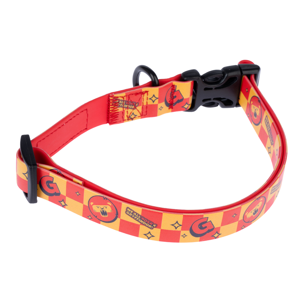Warner Bros Harry Potter ketting Gryffindor, oranje maat M: 30 - 46 cm nekomtrek, 20 mm brede Hond