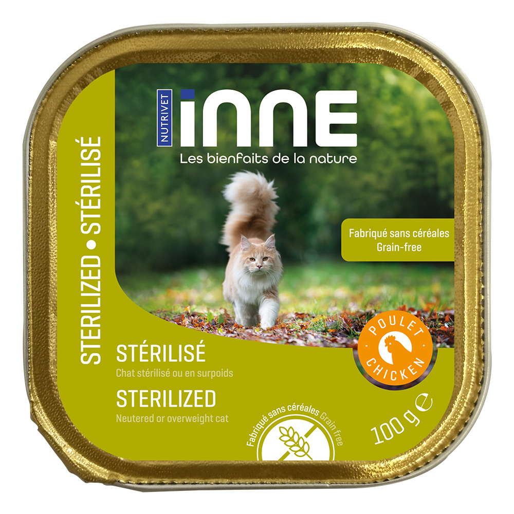 Nutrivet 16x100g  Inne Kat Sterilised Kip Natvoer