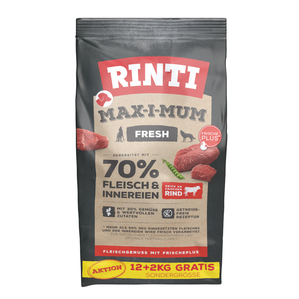 RINTI Max-i-mum 2 kg Gratis!  14 kg Rund