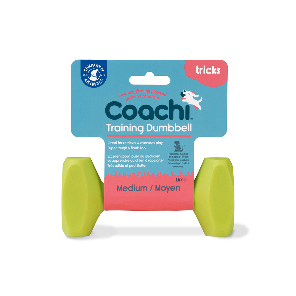 Coachi Training Dumbbell - Maat M, limoengroen