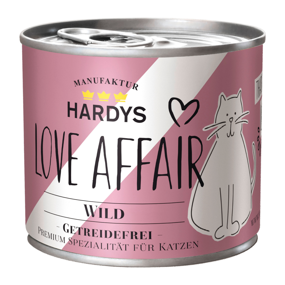 Hardys LOVE AFFAIR 6x200g Wild  natvoer voor katten