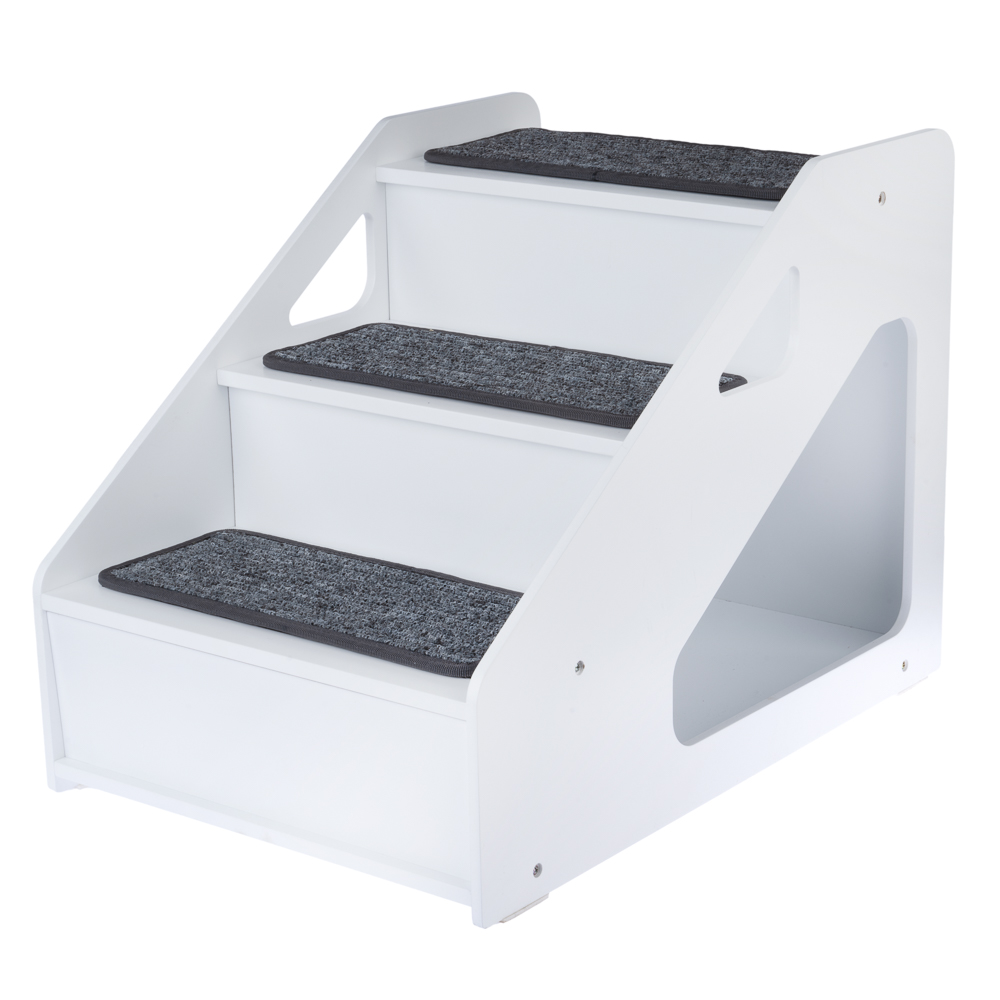 TIAKI huisdiertrap met verstopplek 60 x 44 x 45 cm, voor honden en katten