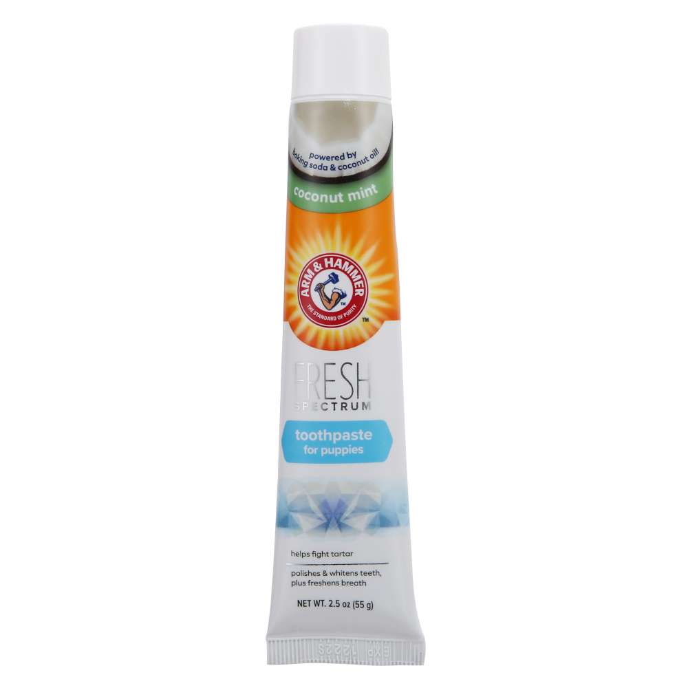 Arm & Hammer 55g  Verse kokos-munt tandpasta voor puppies hond