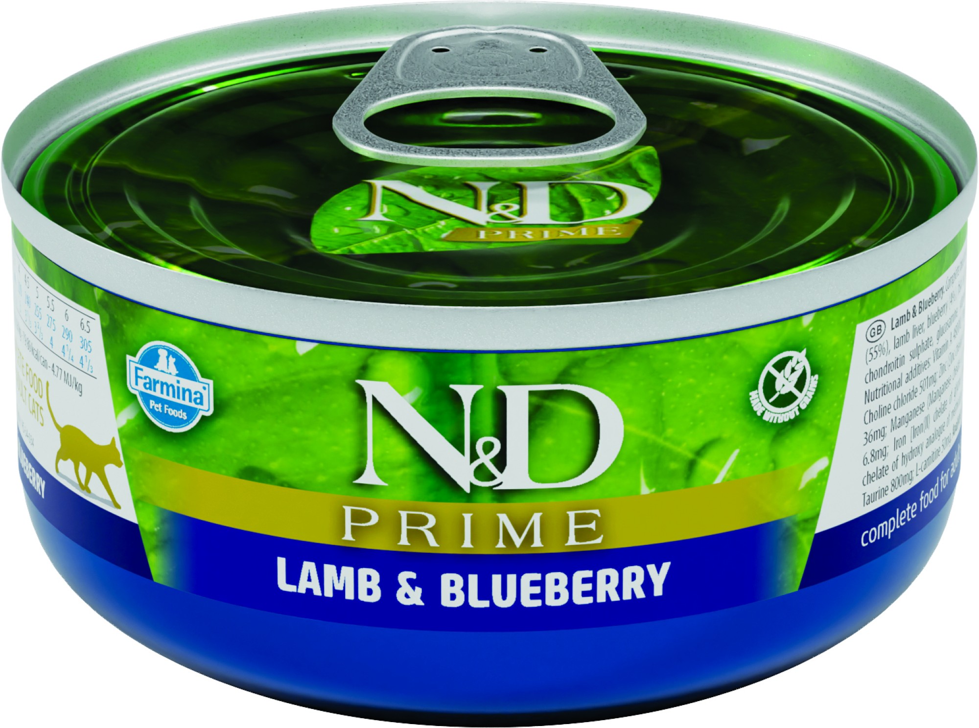N&D Prime natvoeding voor de kat Lam 70 gr. - per 24 stuks