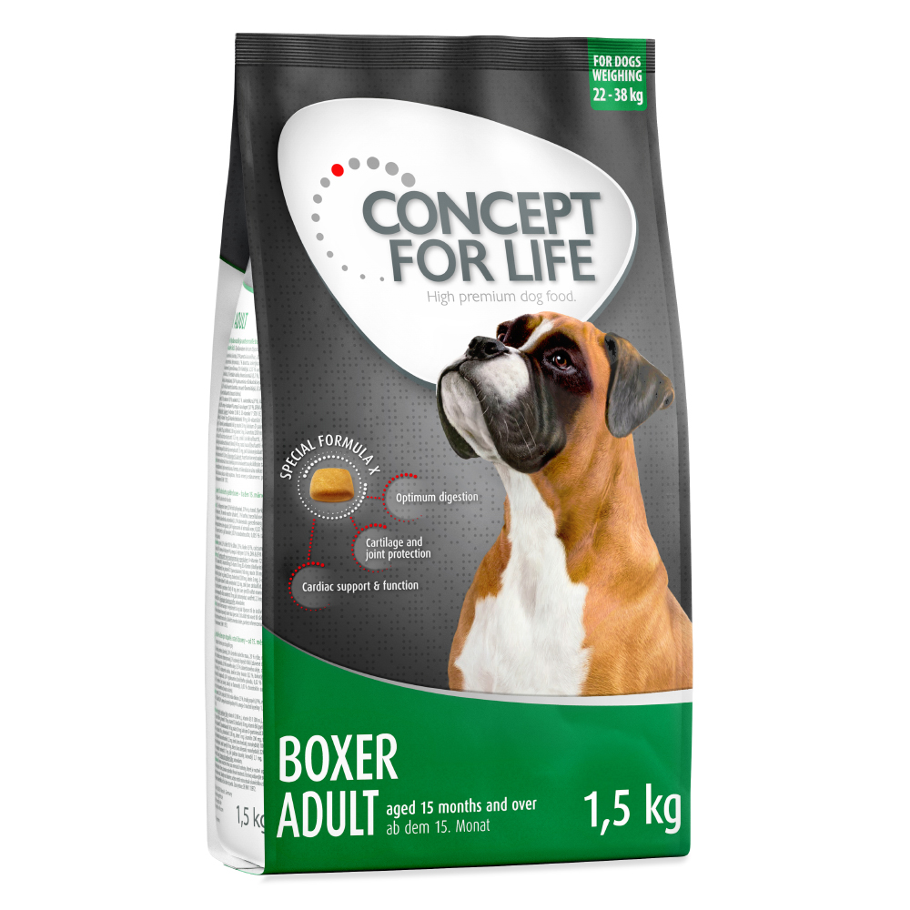 Concept for Life 1,5kg Boxer Adult  Hondenvoer