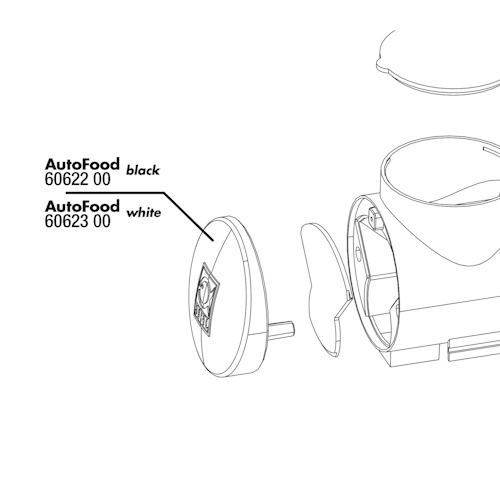 JBL AutoFood Eindkap Zwart