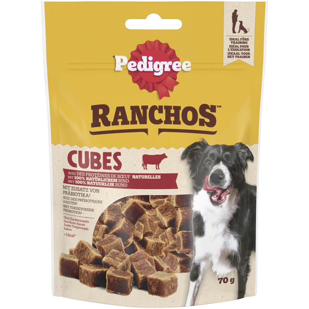Pedigree Ranchos Cubes Hondensnacks Rund 70 gr