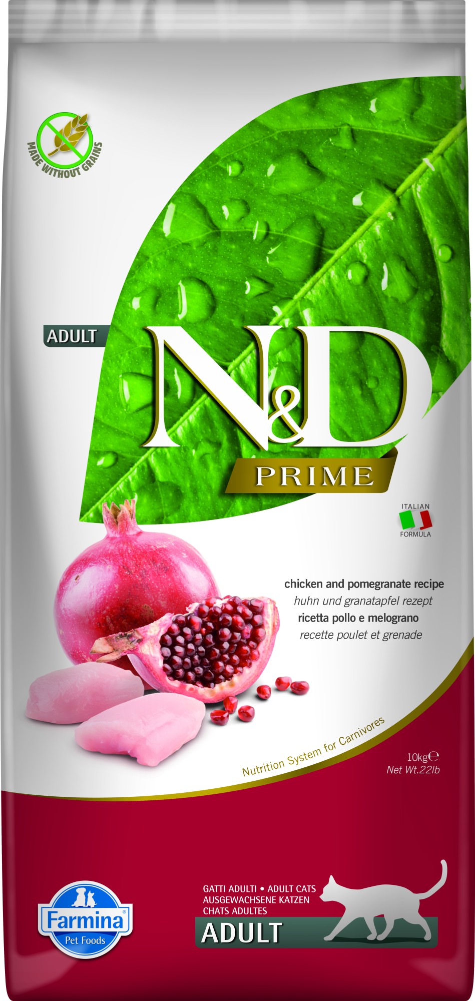 N&D Prime kattenvoeding Kip 10 kg