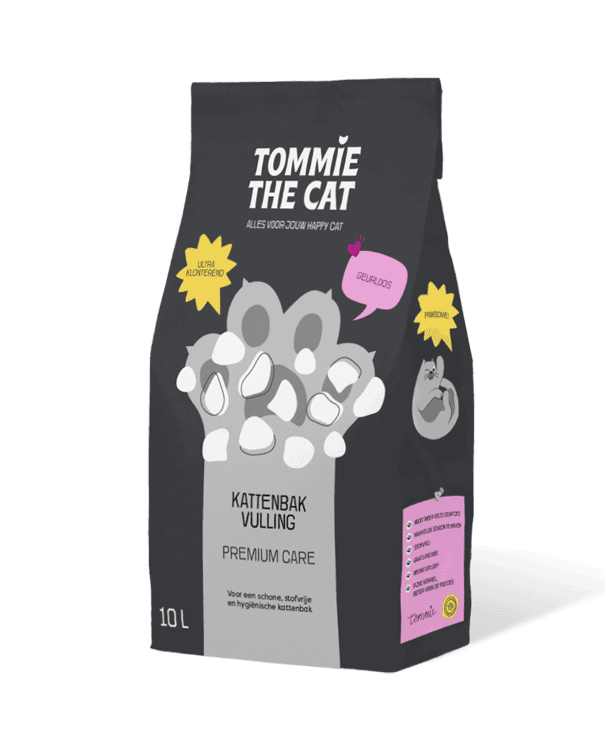 Tommie the Cat  10L premium kattenbakvulling - geurloos - ultra klonterend
