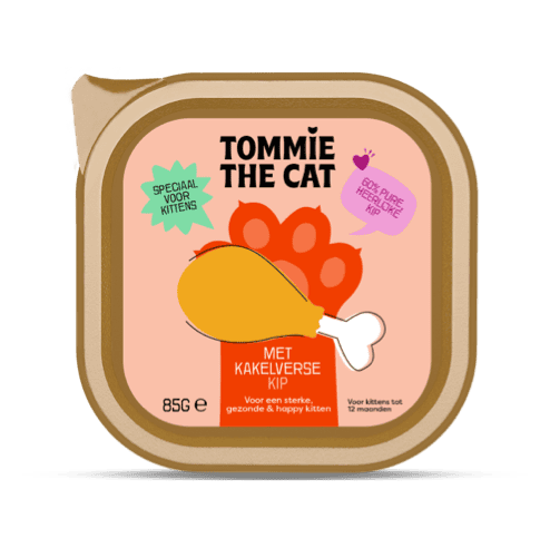 Tommie the Cat – kakelverse kip paté – kitten 85g - natvoer