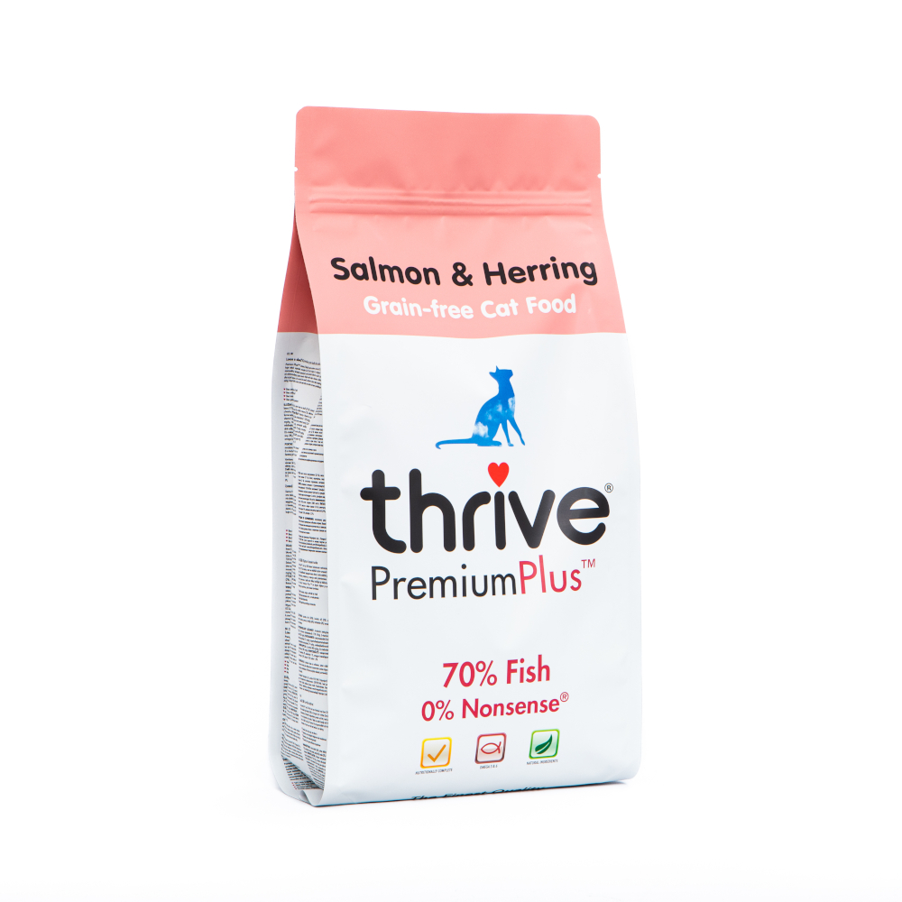 Thrive 1,5kg PremiumPlus Zalm en Haring  Kattenvoer
