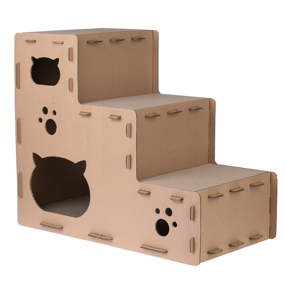 TIAKI krabtrappuzzel voor katten 70x40x60cm