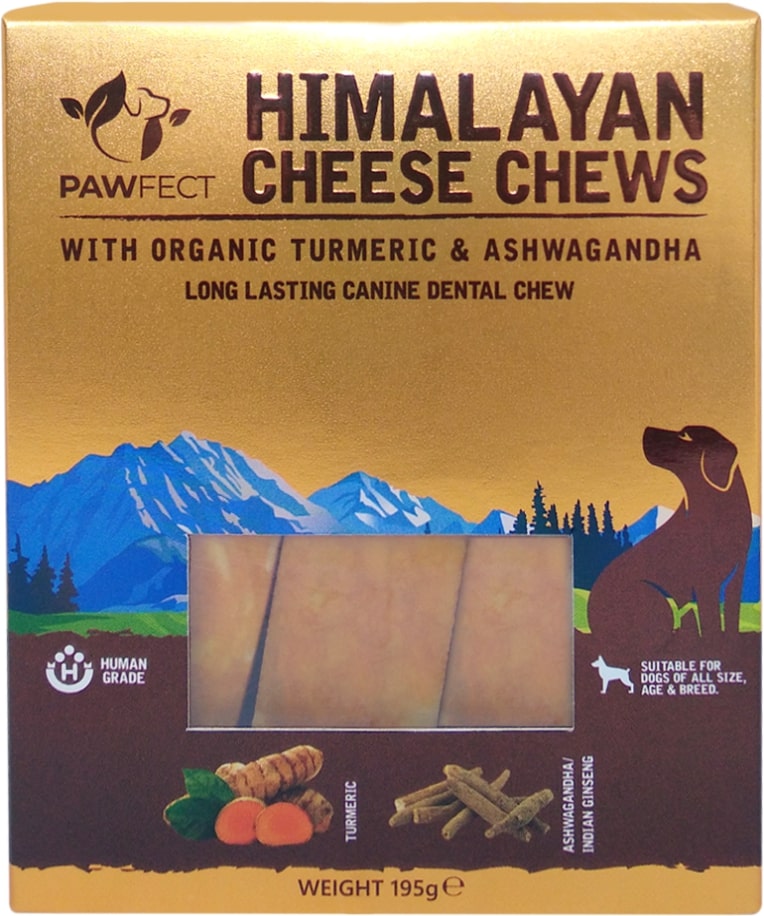 Pawfect Chew Kurkuma en Ashwagandha Medium 3 x 65 gr.
