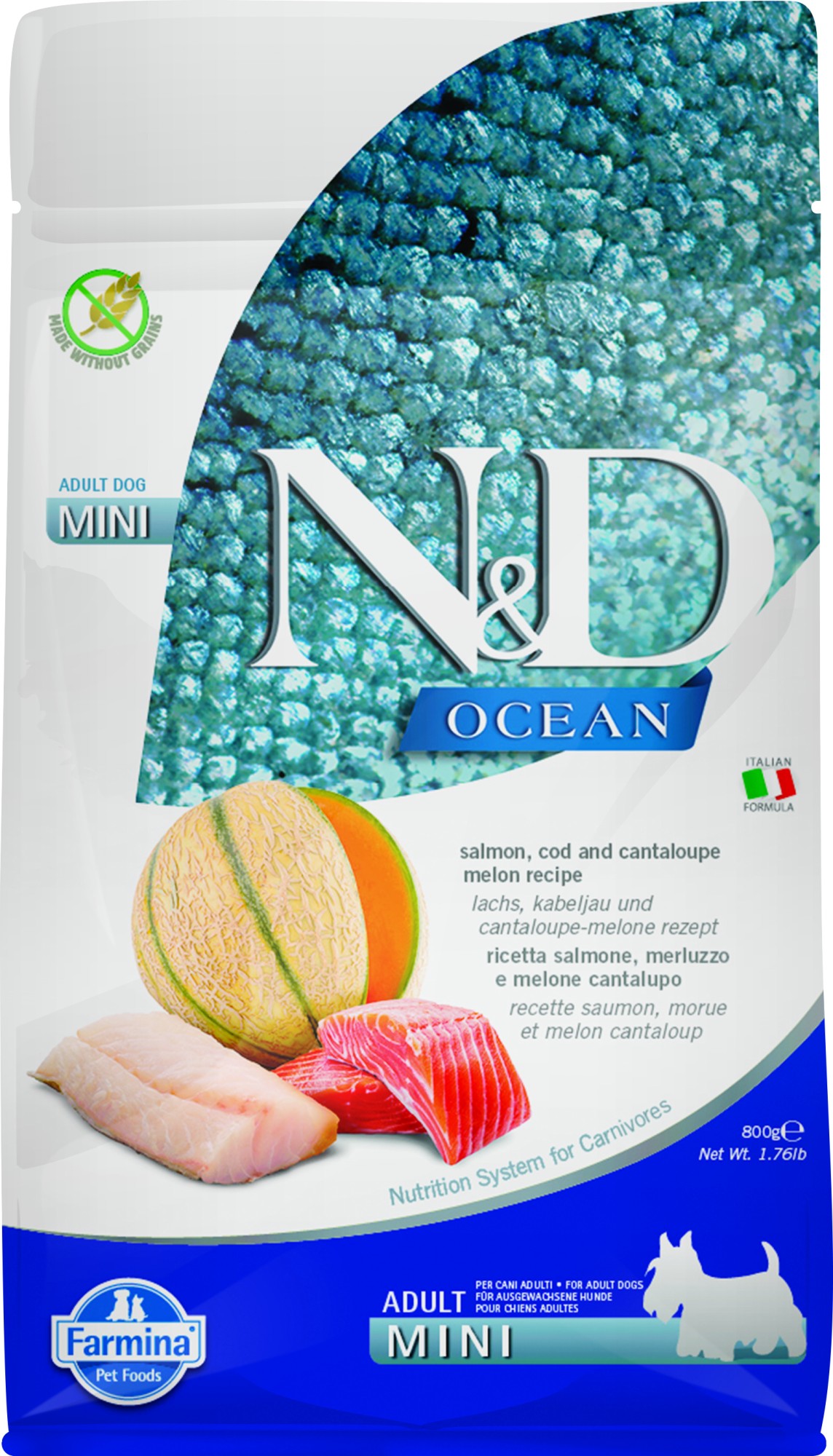 N&D Ocean hondenvoeding Zalm small breed 800 gr.