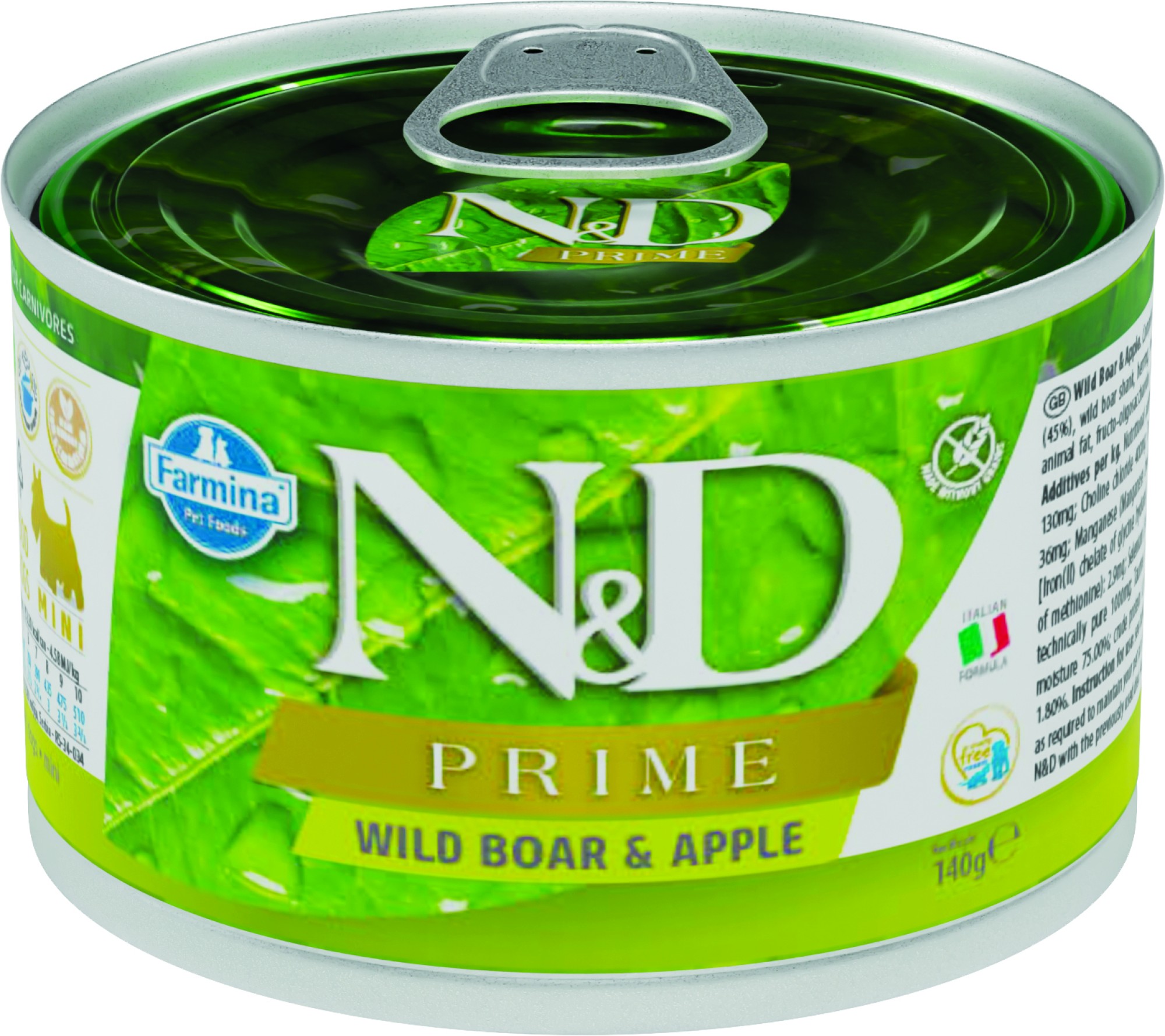 N&D Prime natvoeding voor de hond Wild Zwijn 140 gr. - per 6 stuks
