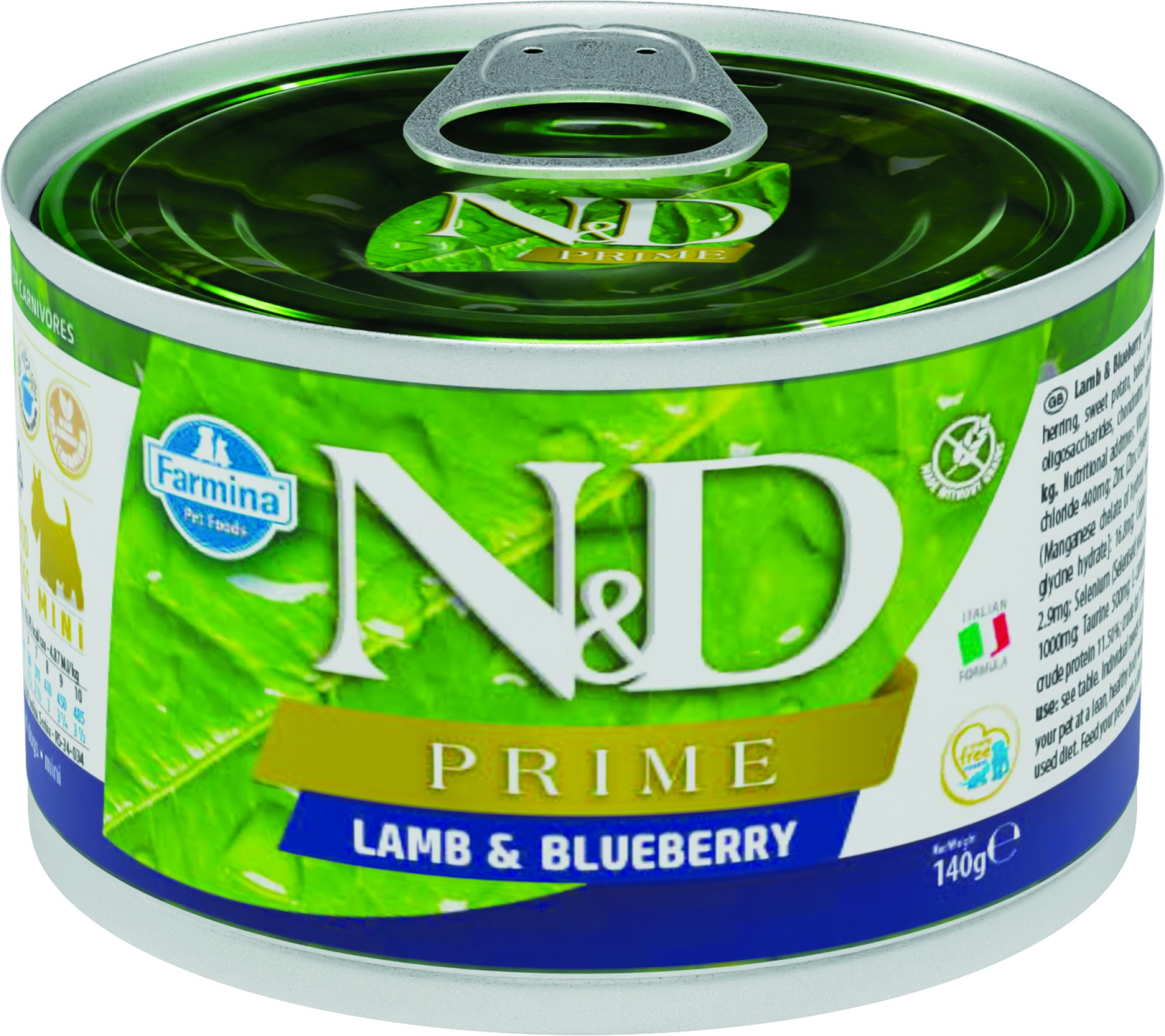 N&D Prime natvoeding voor de hond Lam 140 gr. - per 6 stuks