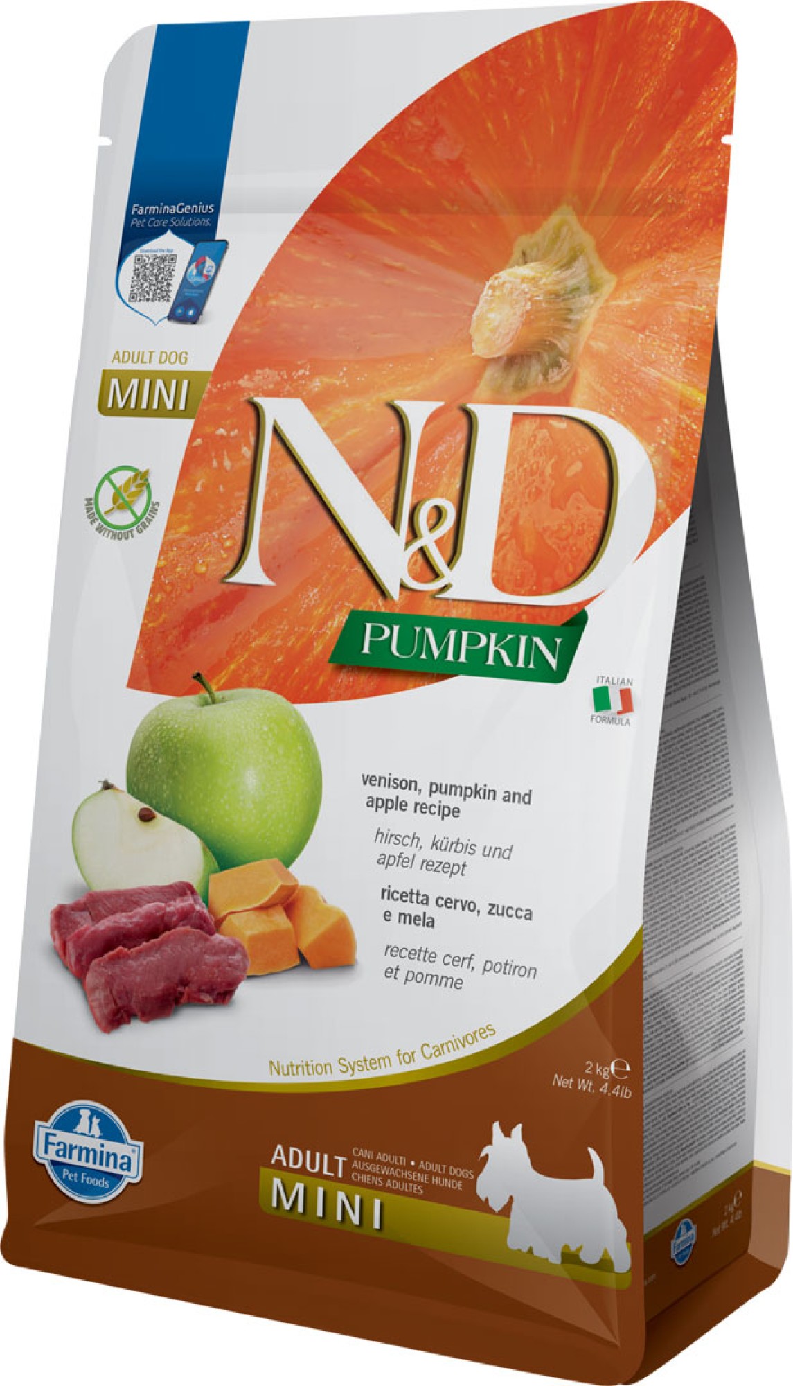 N&D Pumpkin hondenvoeding Hert small breed 2 kg