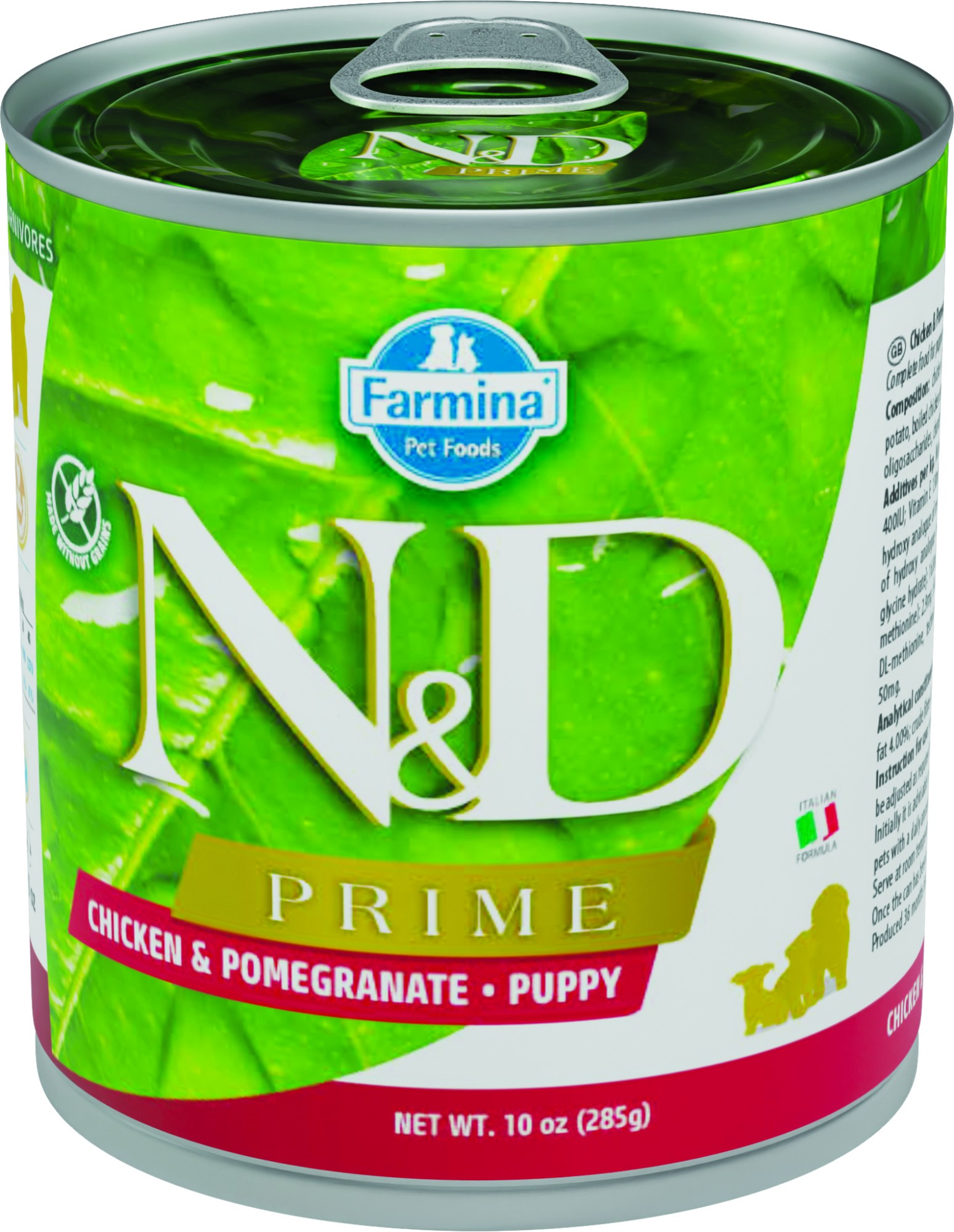 N&D Prime natvoeding voor pups Kip 285 gr. - per 6 stuks