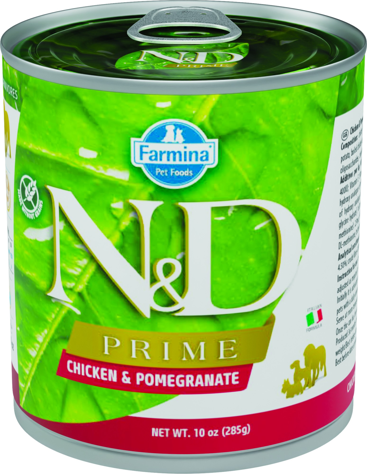 N&D Prime natvoeding voor de hond Kip 285 gr. - per 6 stuks