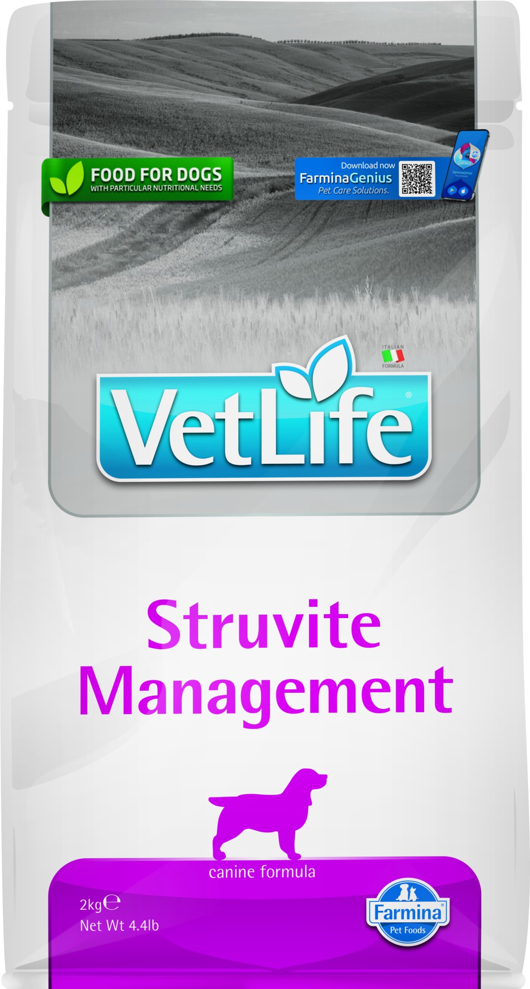VET LIFE hondenvoeding Struvite Management 2 kg