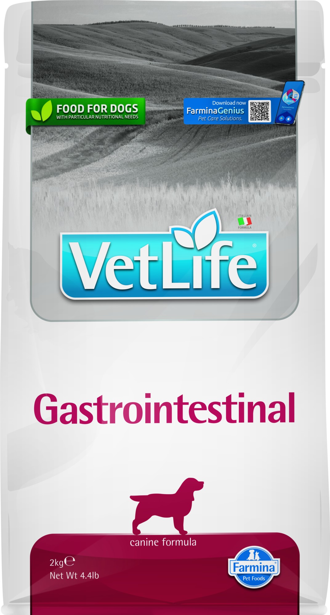 VET LIFE hondenvoeding Gastrointestinal 2 kg